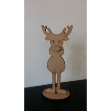 4mm MDF Girl Reindeer - Freestanding Christmas Shapes