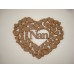 3mm MDF Nan/Nana/Love/Mum/Dad/Grandpa/Grandad/Grandma/Family/Mummy/Mamo in a heart of hearts Mother's Day