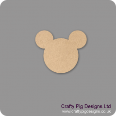 3mm MDF Mickey head Bunting (pack of 10) Bunting