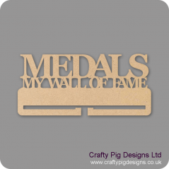 4mm MDF Medals "My wall of Fame" Medal Holder Medal Holder / Hanger