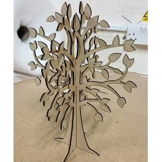 4MM MDF 3D Wishing Tree Trees Freestanding, Flat & Kits
