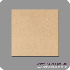 3mm MDF Blank Square or Circular Plaques Basic Plaque Shapes