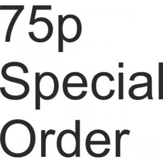 Special Order Item 75p
