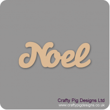 3mm MDF Noel Word In Susa Font Joined Words
