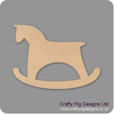3mm MDF Rocking Horse (pack of 5) Baby Shapes