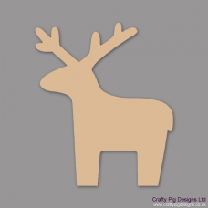 3mm MDF Standing Reindeer (Pack of 5) Christmas Shapes