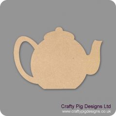 3mm MDF Teapot (by width) Small MDF Embellishments