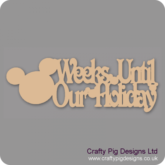 3mm MDF Mouse Head Weeks Until Our Holiday Chalkboard Sign Chalkboard Countdown Plaques