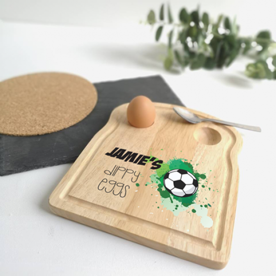 Printed Breakfast Board -  Football Design Personalised and Bespoke