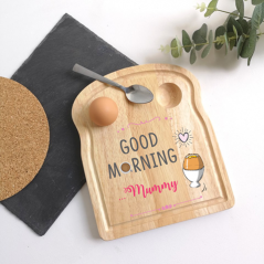 Printed Breakfast Board -  Good Morning Design Personalised and Bespoke