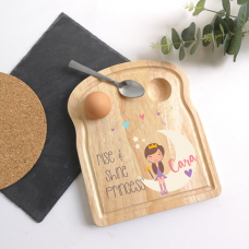 Printed Breakfast Board - Princess Design Personalised and Bespoke