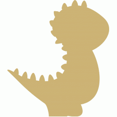 6mm mdf Dinosaur Shape (T Rex) Basic Plaque Shapes