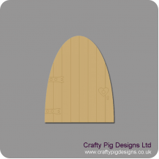 3mm MDF Fairy Door with etched lines, hinge and door knob Fairy Doors and Fairy Shapes