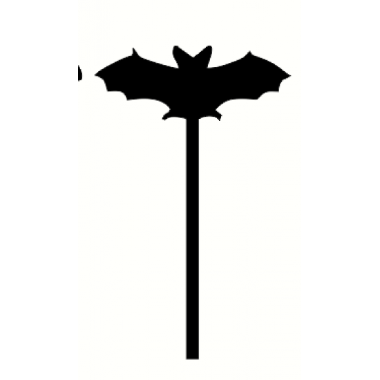 3mm mdf Bat Wand Halloween