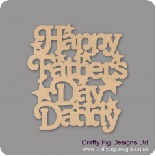3mm MDF Happy Fathers Day Daddy Mother's Day