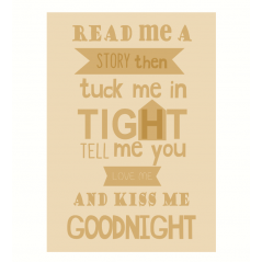 4mm mdf layered sign - Read Me A Story .... Layered Designs