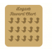 3mm MDF Personalised Dinosaur Reward chart (with button handles) 