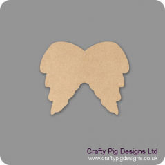 3mm MDF Angel wings Joined Shape Baby Shapes