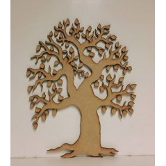 3mm MDF Old Style Tree with roots  Trees Freestanding, Flat & Kits