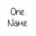 One Name 