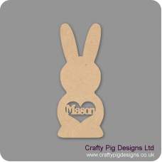 3mm MDF Personalised Easter Bunny Easter