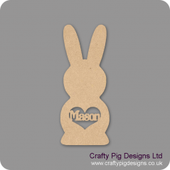 3mm MDF Personalised Easter Bunny Easter