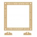 Medium 40x40cm MDF Square Wedding Guest Drop Box Personalised and Bespoke