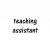 teaching assistant
