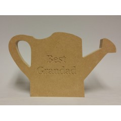 18mm Engraved Watering Can  (choice of wording)(150mm) 18mm MDF Engraved Craft Shapes