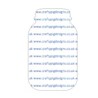 15cm Acrylic Mason Jar (Pack of 5)
