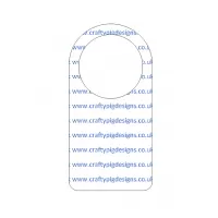 13cm Acrylic Bottle Tag (Pack of 5)