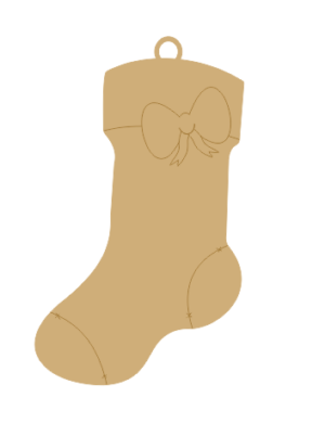 Christmas_Stocking_with_Bow_Detail Christmas_Stocking_with_Bow_Detail