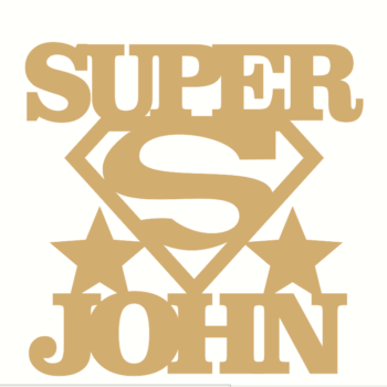 personalised super dad sign