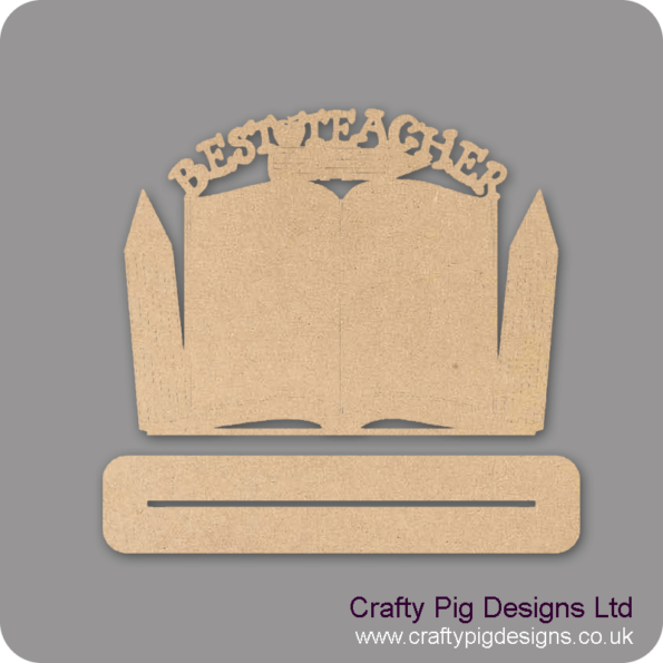 best-teacher-book-and-pencils-on-plinth