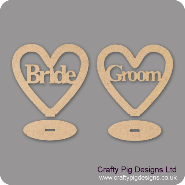 BRIDE-GROOM-HEART-PLINTH