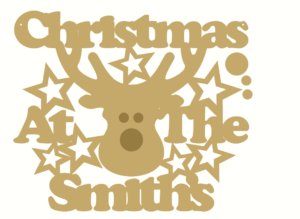 CHRISTMAS AT - REINDEER HEAD IMAGE CHRISTMAS AT - REINDEER HEAD IMAGE