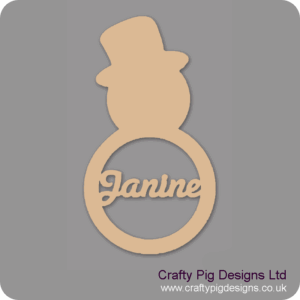 PERSONALISED-SNOWMAN-BAUBLE