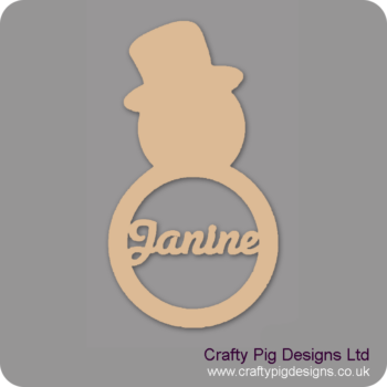 PERSONALISED-SNOWMAN-BAUBLE