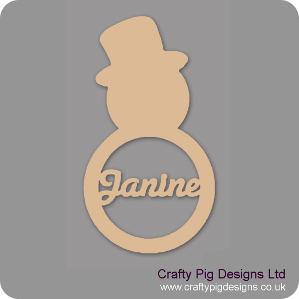 PERSONALISED-SNOWMAN-BAUBLE