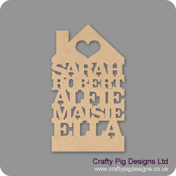 House-Shape-With-Names