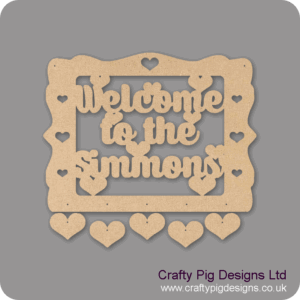 welcome-to-the-personalised-sign-with-hearts
