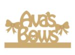 personalised bow hanger 2