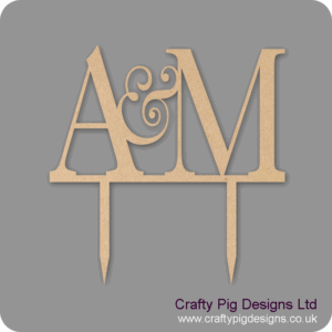 initials-cake-topper