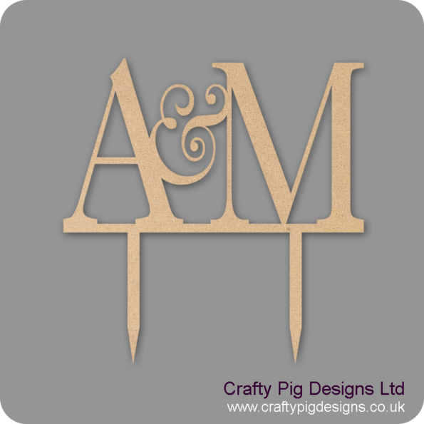 initials-cake-topper