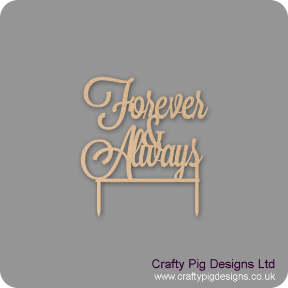 forever-and-always-cake-topper