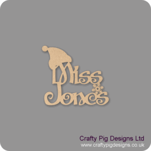 teacher-name-santa-hat