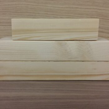 2 Tier Rounded Edge Wood Set (200mm, 250mm)