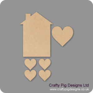 house-and-hearts-set