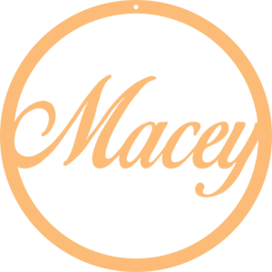 4mm Oak Veneer Name Hoop