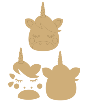 oval unicorn head and 3mm bits